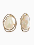 Серьги с жемчугом «Абстракция» желание, цвет белый в золоте, камень форма и цвет МИКС - Фото 1