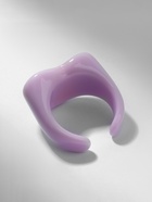 Кольцо пластиковое «Лапка», сиренево-жёлтое, безразмерное 10470653