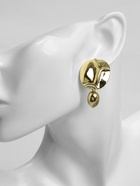 Серьги металл «Стиль» панцирь, цвет золото - фото 68950931