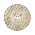 Диск алмазный для резки и шлифовки ТУНДРА, гальванический, сплошной, сухой рез, 115 мм, М14 - Фото 4