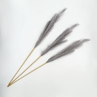 Сухоцветы искусственные «Пампасная трава», 1 метр, 3 шт., серый - Фото 3