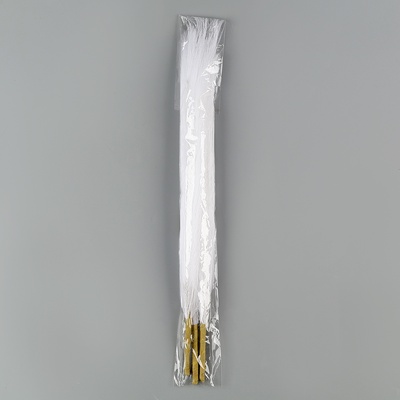 Сухоцветы искусственные «Пампасная трава», 43 см, 3 шт., белый