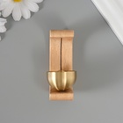 Колокол настольный «Дуга», бук, на магнитах, 7×4.5×3.5 см - Фото 5