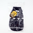 Одежда для собак. Свитер вязаный с орнаментом «Новогодний», синий, размер M - Фото 9