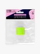 Светоотражающий слэп-браслет, самофиксирующийся, 3×30 см, цвет салатовый 10670724