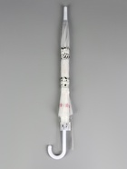 Зонт - трость детский «Коровки», полуавтоматический, 8 спиц, R=45/54 см, d=90 см, прозрачный, белый - Фото 4