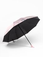 Зонт механический «Полевые цветочки», 10 спиц, 4 сложения, R=51/60 см, d=102 см, МИКС - Фото 3