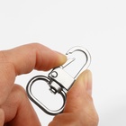 Карабин металлический, 41×25 мм / 20×2.5 мм, 5 шт., цвет серебряный - Фото 4