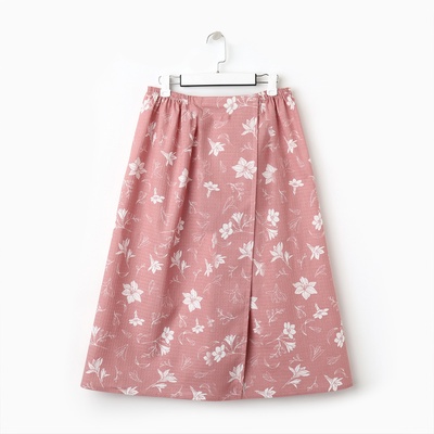 Полотенце - парео для бани «Этель. Лилия», 80×144 см, хлопок 100%, розовое