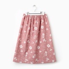 Полотенце - парео для бани «Этель. Лилия», 80×144 см, хлопок 100%, розовое - Фото 4