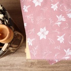 Простыня вафельная для бани «Этель. Лилия», 150×180 см, хлопок 100%, розовое - Фото 3