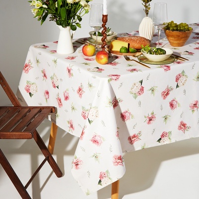 Скатерть «Этель» Bloom, 149×220 см, 100% хлопок, репс 210 г/м²