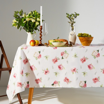 Скатерть Этель Bloom, 149×250 см, 100% хлопок, репс 210 г/м²