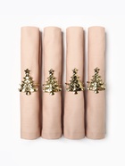 Набор салфеток сервировочных «Этель. Праздничный стол», 40×40 см - 4 шт., с декоративными кольцами, 100% хлопок - Фото 5