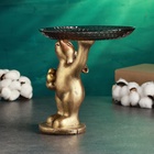 Подставка для мелочей "Кролик", 21×22 см, бронзовый - фото 30346662