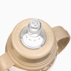 Бутылочка для кормления Крошка Я «Зайчик» от 0 мес., 150 мл, цилиндр, с ручками, бежевый - Фото 6