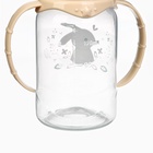 Бутылочка для кормления Крошка Я «Зайчик» от 0 мес., 150 мл, цилиндр, с ручками, бежевый - Фото 7