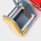 Тележка уборочная одноведерная с вертикальным отжимом и сеткой, красное ведро 25 л, хромированная рама - Фото 8