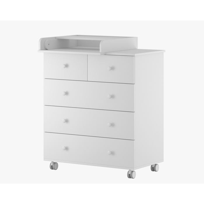 Комод пеленальный детский ИНКАНТО Nova 800/5.80×45×105 см., 5 ящиков - Фото 1