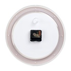 Часы настенные интерьерные "Классика", бесшумные, d-30 см, обод прозрачный золотистый - фото 30712250