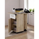 Комод «01», с гладильной доской, 410(1330)х421×845 мм, цвет крафт серый/крафт белый - Фото 3