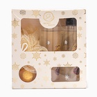 УЦЕНКА Новогодний подарочный набор косметики «Снежное царство», с ароматом вишни и корицы. Золотая серия - Фото 4