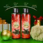 УЦЕНКА Новогодний подарочный набор косметики «Снежное царство», с ароматом хвои и корицы. Красная серия - Фото 2