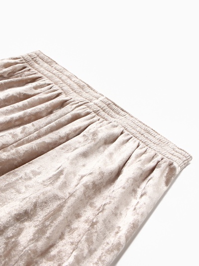 Костюм домашний женский (жакет, брюки) KAFTAN Velvet, размер 40-42, бежевый