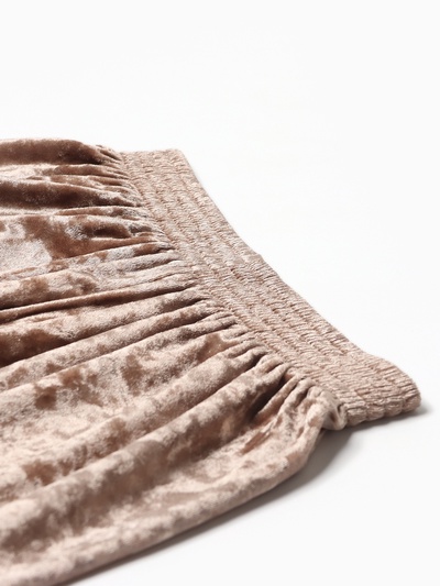Шорты женские KAFTAN Velvet, размер 40-42, кофейные