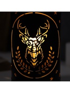 Светодиодная фигура «Величавый олень», 12.3×21 см, 1 LED, от батареек АААх3, свечение тёплое белое - Фото 6