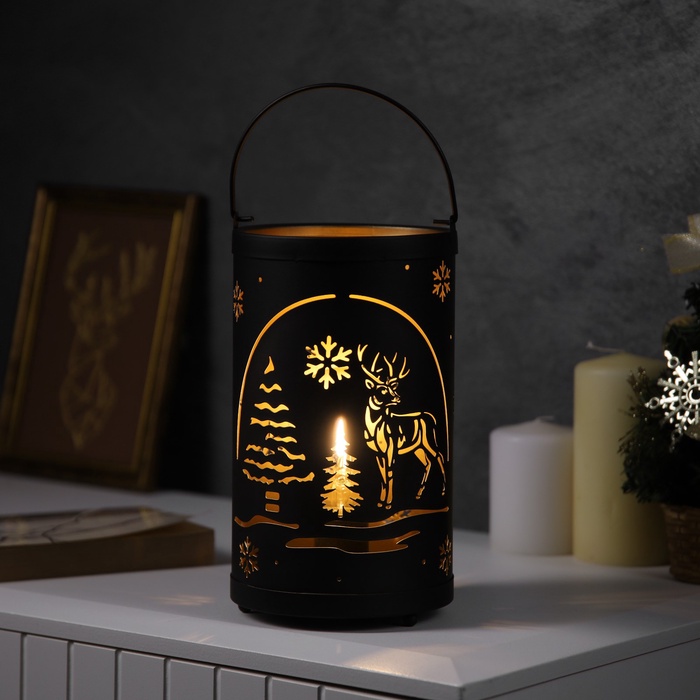 Фигура световая «Лесная поляна», 12.3×21 см, 1 LED. батарейки АААх3 (не в компл.), свечение тёплое белое - Фото 1