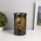 Фигурка светящаяся RISALUX «Закат в лесу», LED-ночник, 3×ААА, чёрный, 12×12×20.5 см - Фото 5