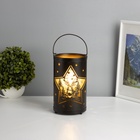 Фигурка светящаяся RISALUX «Ночные звёзды», LED-ночник, 3×ААА, чёрный, 12×12×20.5 см - Фото 3