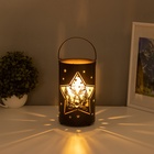 Фигурка светящаяся RISALUX «Ночные звёзды», LED-ночник, 3×ААА, чёрный, 12×12×20.5 см - Фото 4