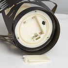 Светодиодная свеча в подсвечнике RISALUX «Звезда», LED-ночник, 3×ААА, чёрный 10.5×21.8×23 см - Фото 7