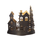 Фигурка светящаяся RISALUX «Вечерний город», LED-ночник, 3×ААА, чёрный, 10.8×19.5×20 см - Фото 10