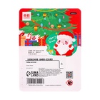 Набор ластиков фигурных, 6 штук, новогодние, в блистере - Фото 5