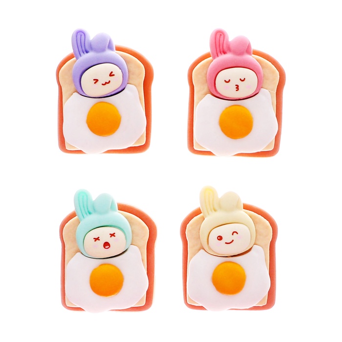 Ластик фигурный МИКС Тост - Фото 1