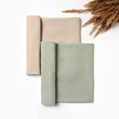 Набор пелёнок «Крошка Я» Olivia, 130×100 см, 2 шт., хлопок 100%