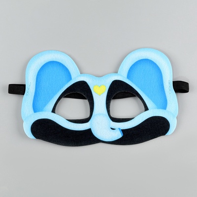 Маска карнавальная «Зверята улыбата. Слон Буби», фетр