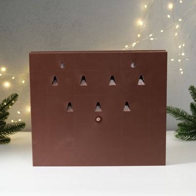 Ключница настенная «Ёлочные игрушки. С Новым годом», 26.5×31.5 см