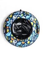 Тюбинг – ватрушка Let's Go, диаметр чехла 110 см, синяя, чёрная, Winter Star - Фото 2