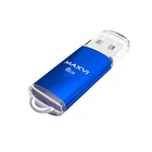 Флешка Maxvi MP, 8 Гб, USB2.0, чт до 25 Мб/с, зап до 15 Мб/с, синяя - фото 27161173