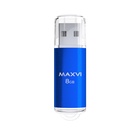 Флешка Maxvi MP, 8 Гб, USB2.0, чт до 25 Мб/с, зап до 15 Мб/с, синяя 10843723 - фото 13977975