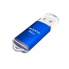 Флешка Maxvi MP, 64 Гб, USB2.0, чт до 25 Мб/с, зап до 15 Мб/с, синяя 10843726 - фото 13015446