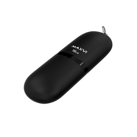 Флешка Maxvi SF, 16 Гб, USB2.0, чт до 25 Мб/с, зап до 15 Мб/с, чёрная 10843734