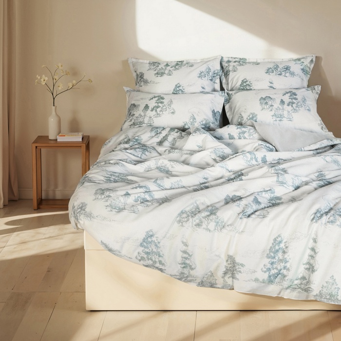 Пододеяльник SL Home Forest 200*220 см, сатин, 140 гр/м2, 100% хлопок - Фото 1