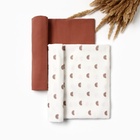 Набор пелёнок «Крошка Я» Boho Rainbow, 130×100 см, 2 шт., хлопок 100% - Фото 1