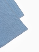 Пелёнка двухслойная «Крошка Я» Ocean, 130×100 см, хлопок 100%, синяя - Фото 6