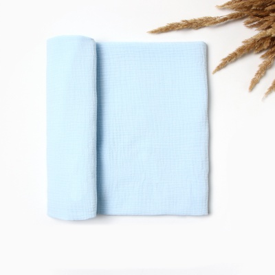 Пелёнка двухслойная «Крошка Я» Sea wave, 130×100 см, хлопок 100%